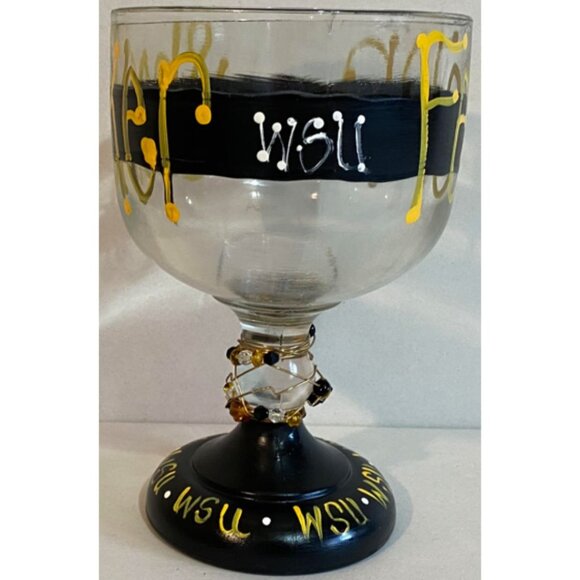 Wichita State Shockers Margarita Glass. Kansas - Picture 2 of 6